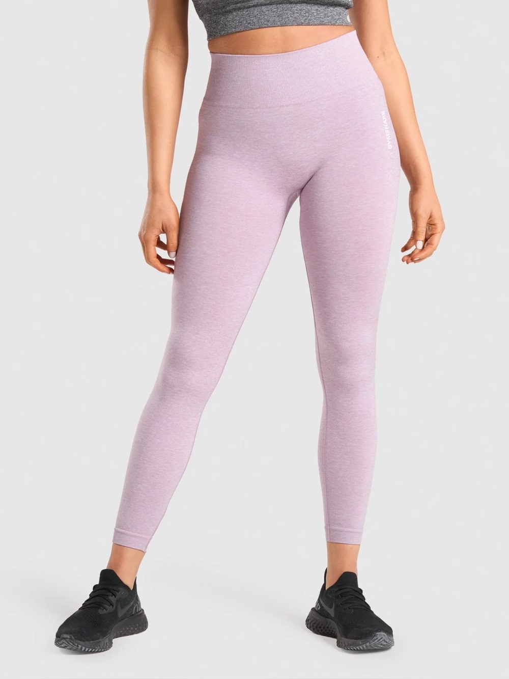 Gymshark Adapt Marl Seamless Leggings in Mallow Purple Size S